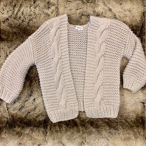 REVOLVE About Us Cable Knit Chunky Cardigan